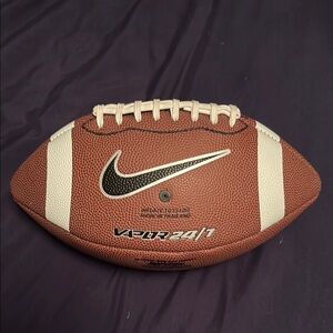 Nike Brown and White Outdoor Football